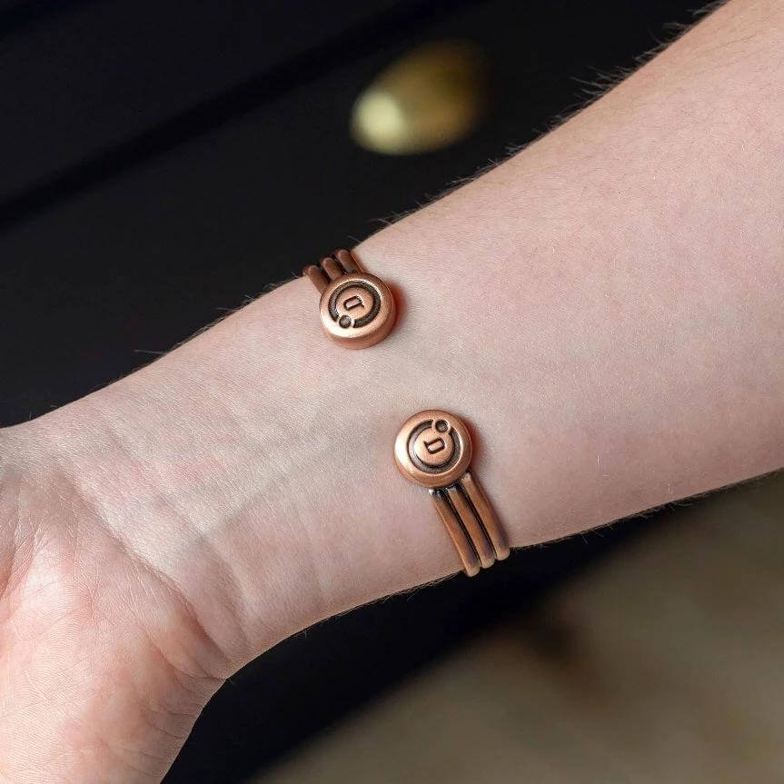 Bioflow Unisex Duo Bracelet - copper Magnetic Bracelet by Bioflow
