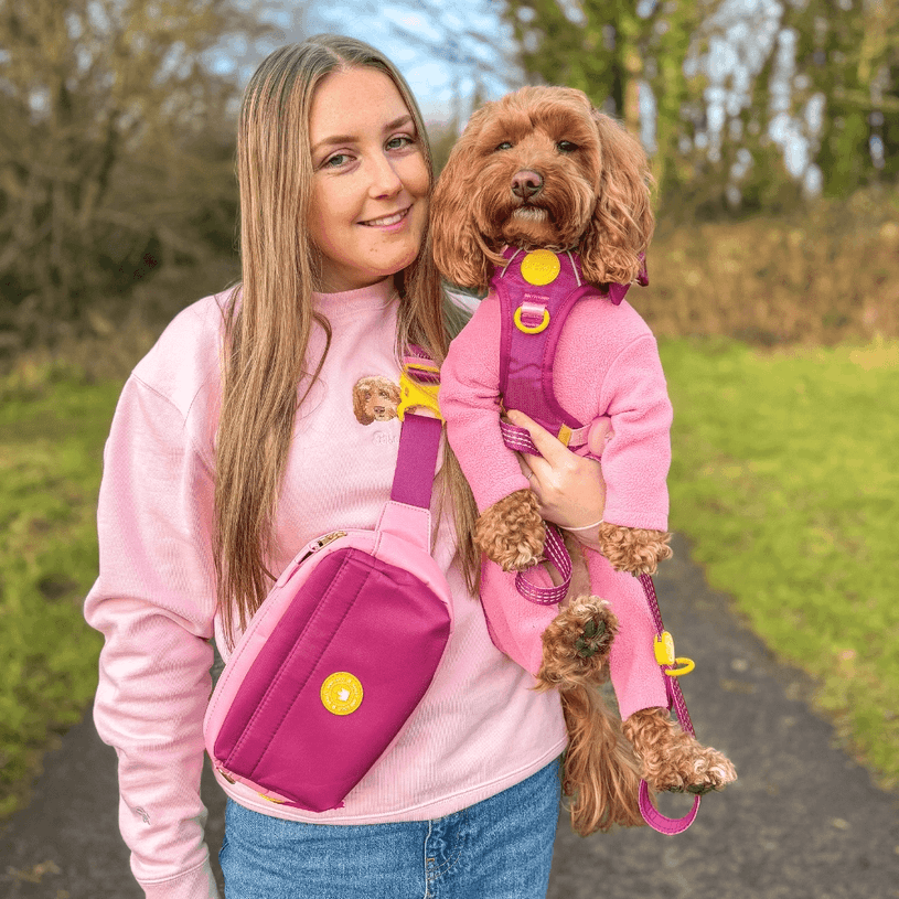 Bailey And Coco Magnetic Snap Front Pocket Dog Walking Bum Bag Hands Free Essentials Phone Treats Poop Bags Keys by Bailey and Coco