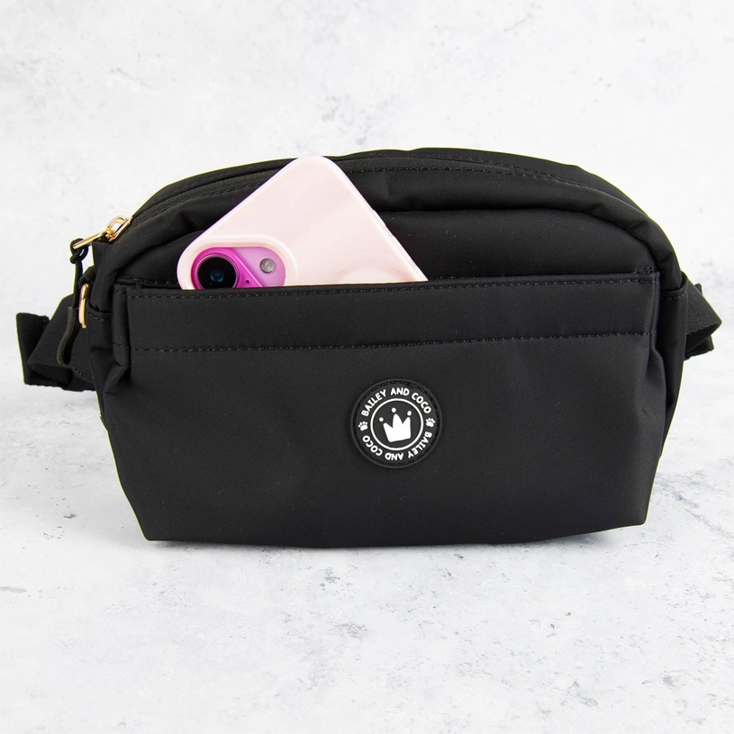 Bailey And Coco Magnetic Snap Front Pocket Dog Walking Bum Bag Hands Free Essentials Phone Treats Poop Bags Keys by Bailey and Coco