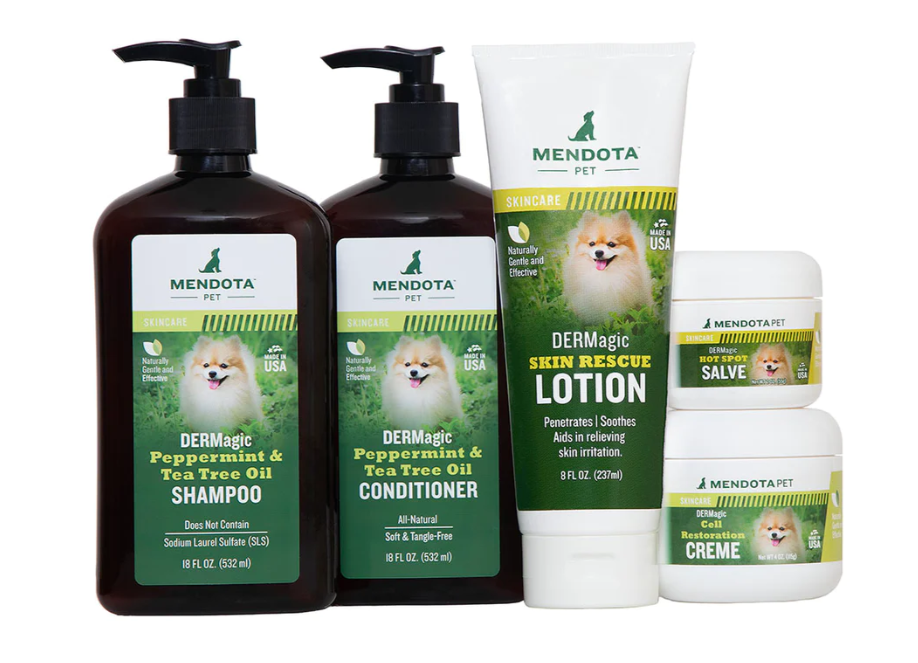 The DERMagic Dog skin care System for dog skin conditions