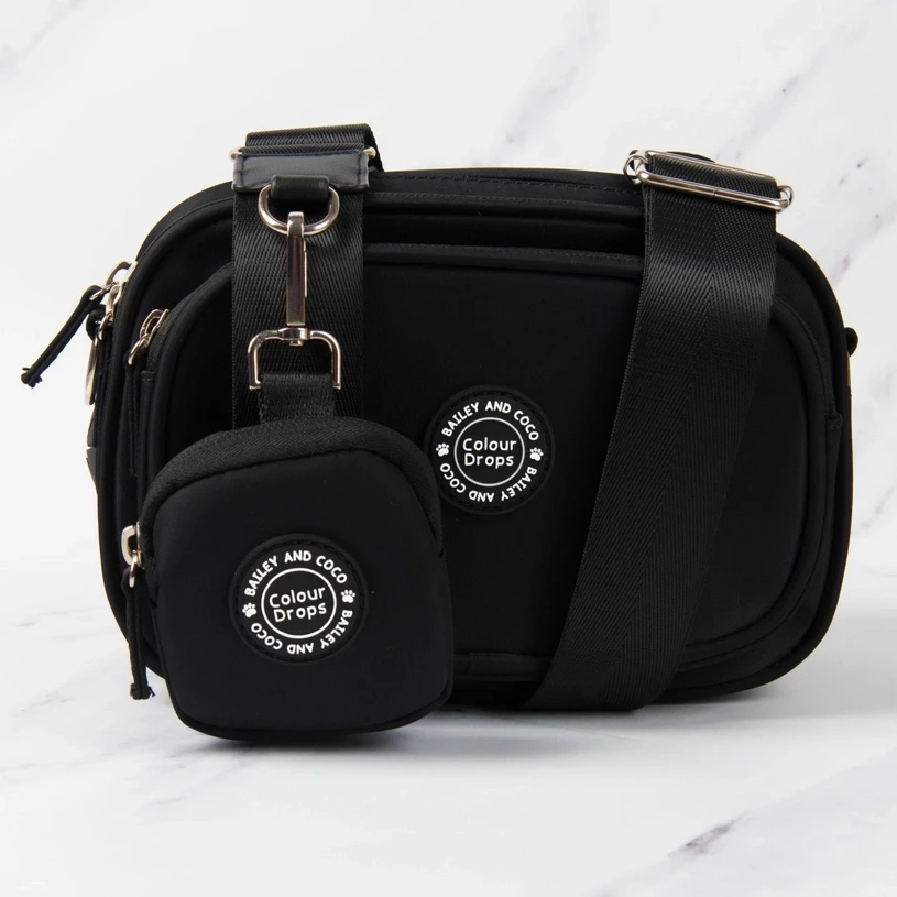 Bailey And Coco Dog Walking Bag With Treat Pouch Hands Free Portable Everyday Walking Organizer For Dogs by Bailey and Coco
