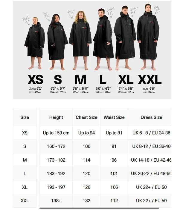 The dryrobe Advance jacket with Long Sleeves by Dryrobe