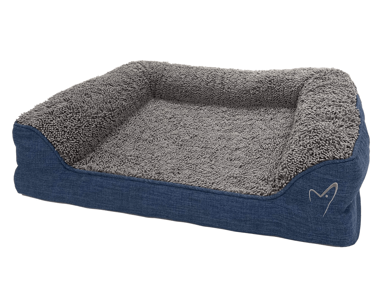 Gor Pets Noodle Drying Dog Bed with plush inner lining and supportive edges.