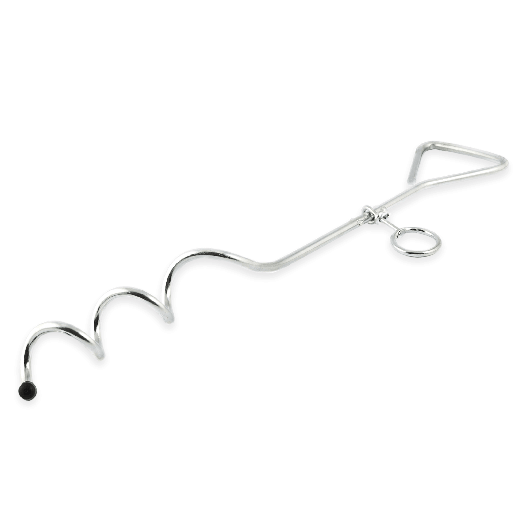Spiral Tie Out Stake for Dogs Secure Tether Attaches to Cable or Chain Ideal for Home and Travel by Ancol