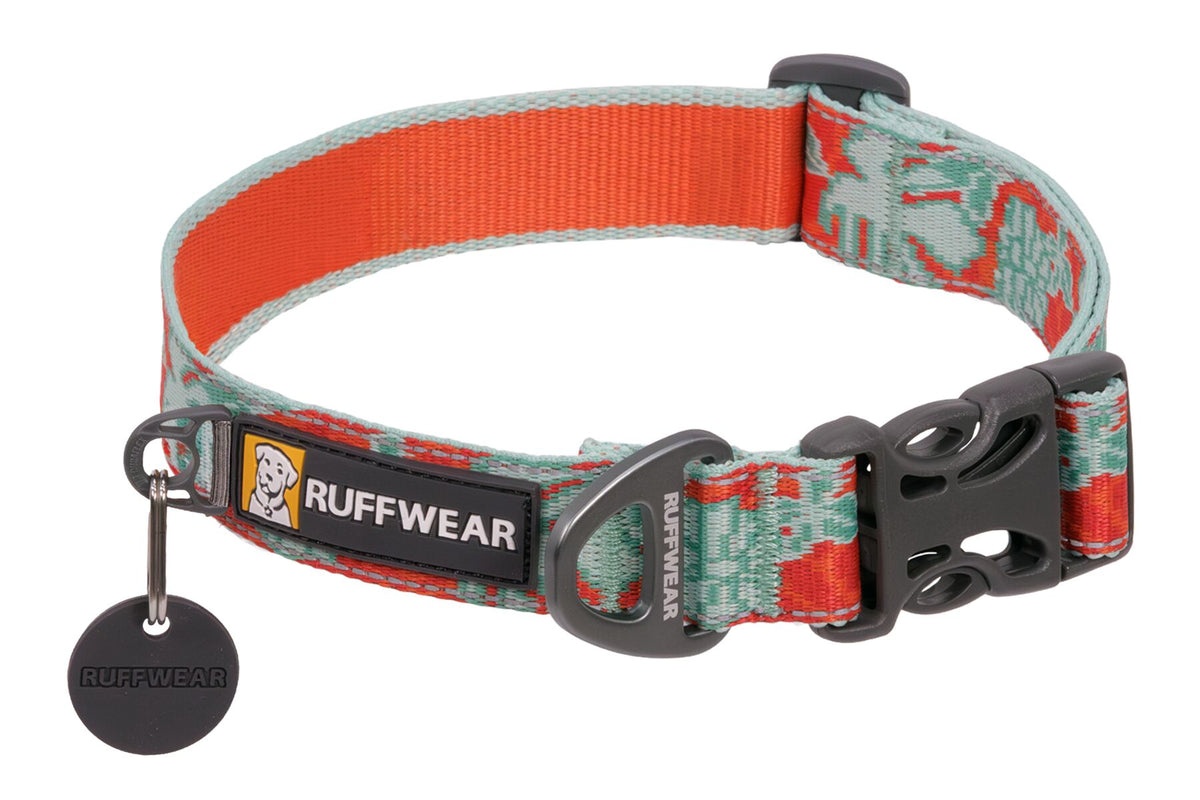 Ruffwear Crag Dog collar with reflective webbing