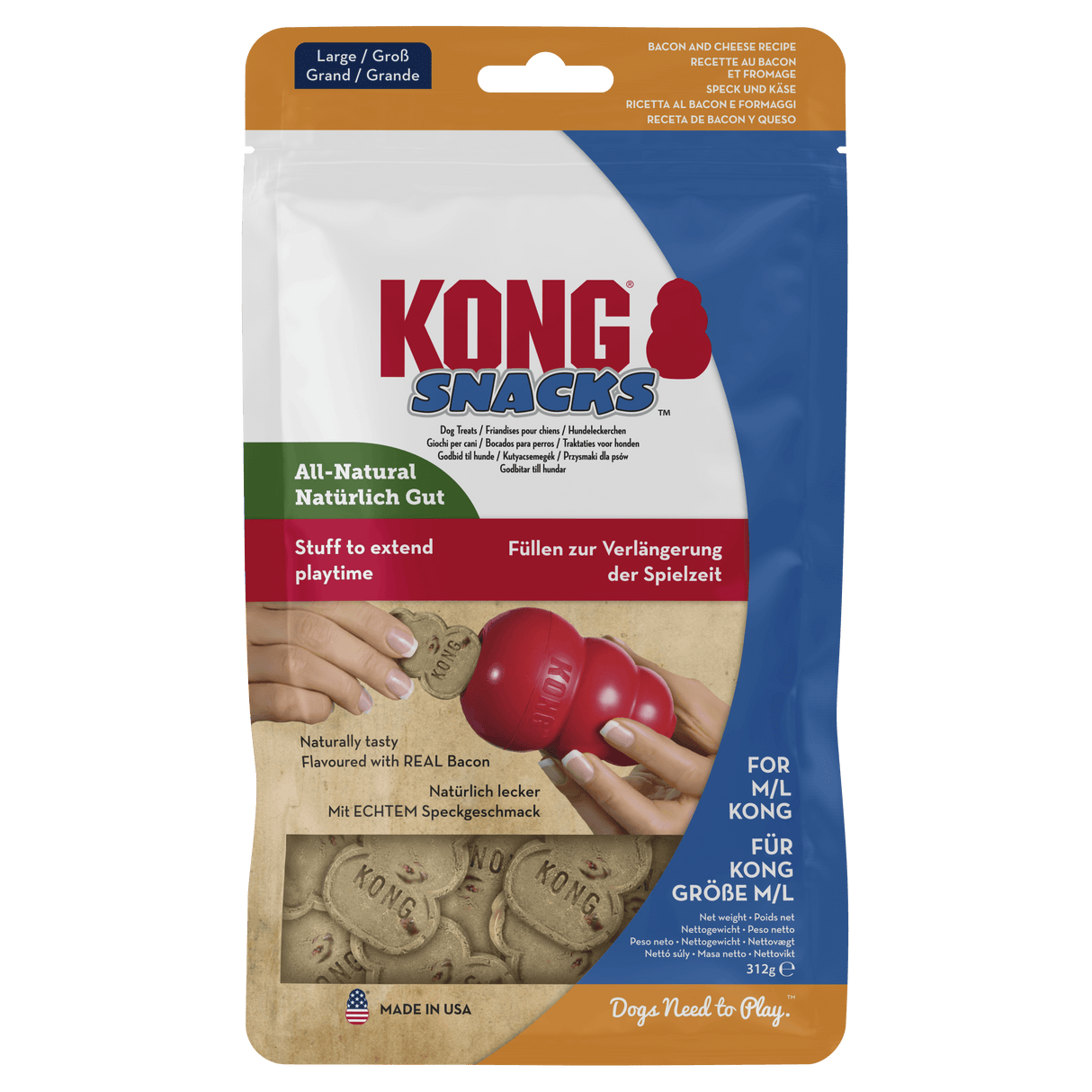 KONG Snacks Bacon & Cheese by KONG