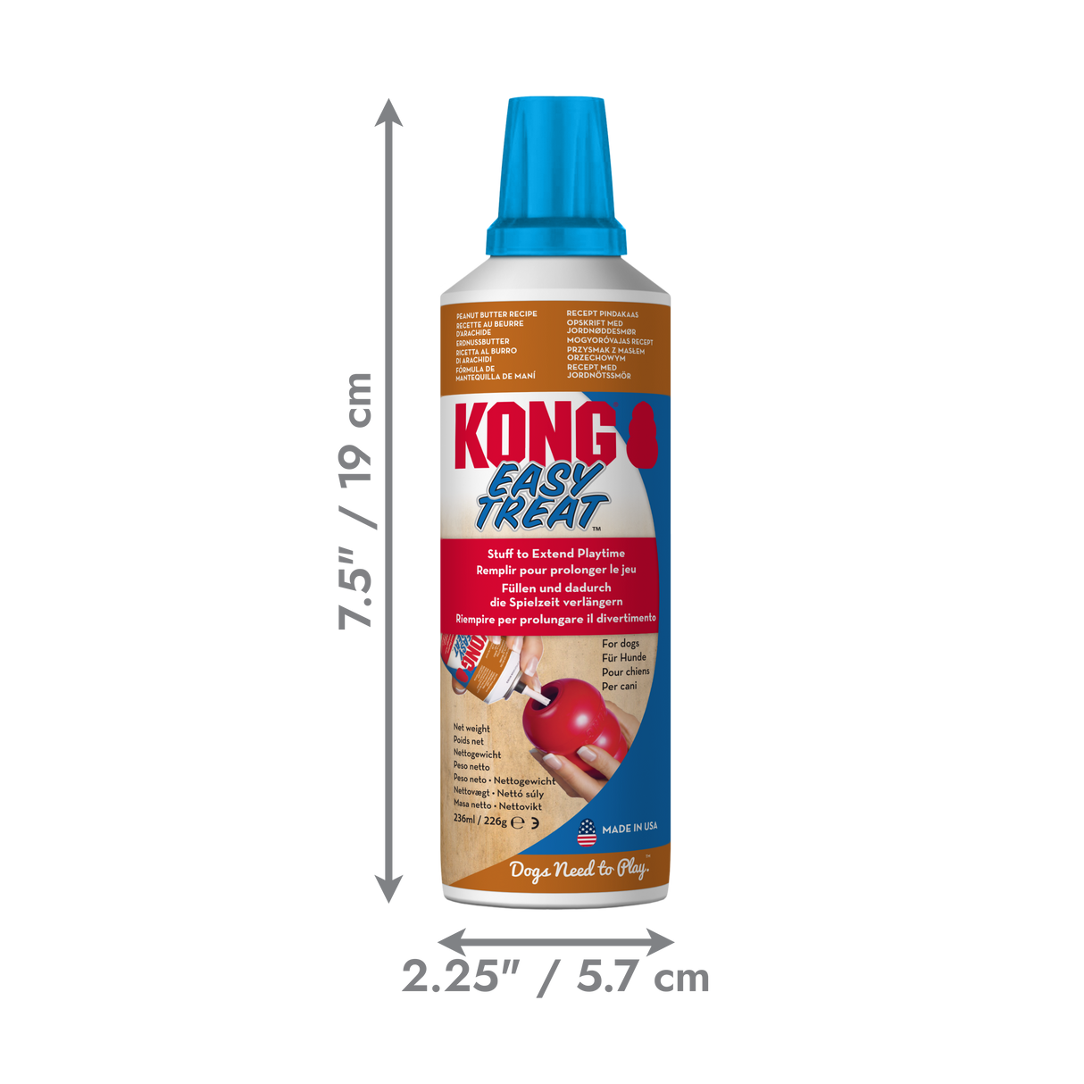 KONG Easy Treat Peanut Butter by KONG