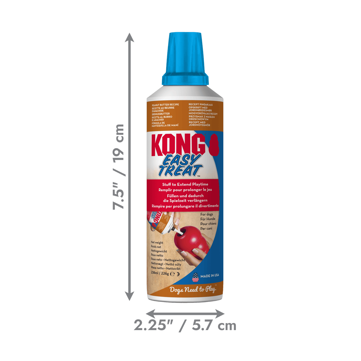 KONG Easy Treat Peanut Butter by KONG