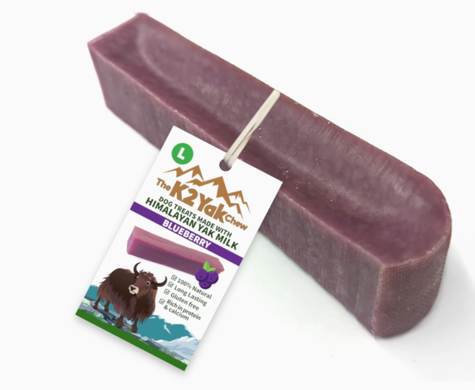 K2 Yak Blueberry Dog Chew