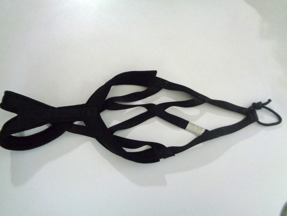 Adanac Sleds X-back harness standard fleece padding - X-Small Black / Grey