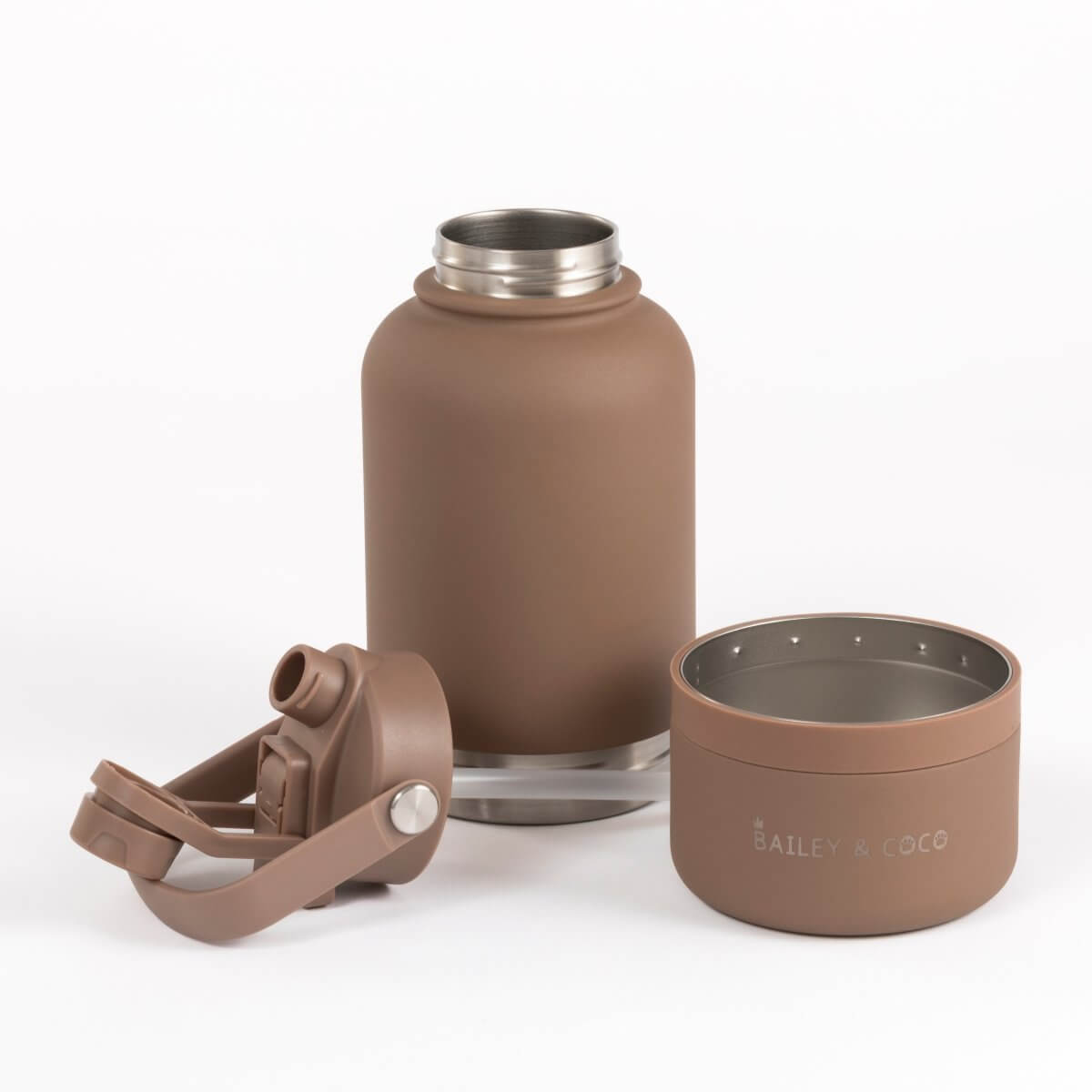 Bailey & Coco 1L Dog Water Bottle with Treat Bowl