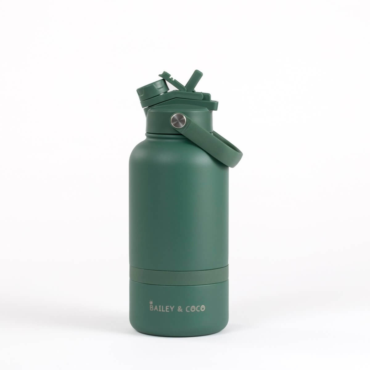 Bailey & Coco 1L Dog Water Bottle with Treat Bowl