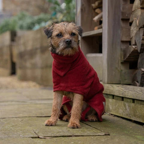 Ruff and Tumble Dog Drying Coat in a range of colours and size by Ruff and Tumble