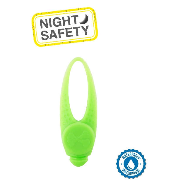 Ancol Soft Blinker for Dog Collar or Lead Water Resistant Wrap Around Light Three Settings by Ancol