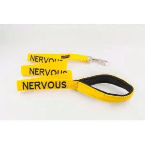 Nervous Dog Lead By Dog Friendly Collars Waterproof Neoprene Padded handle Color Coded Personality System 120cm Long by Friendly Dog Company