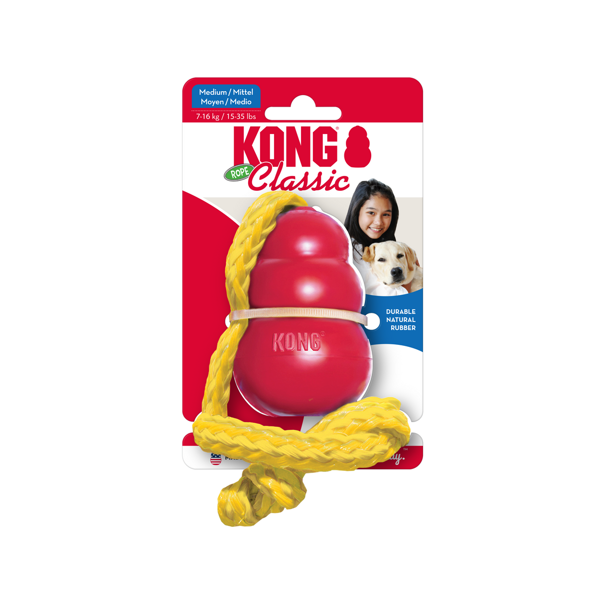 KONG Classic With Rope by KONG