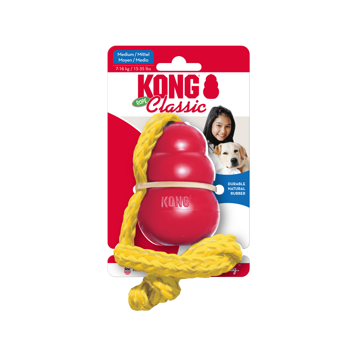 KONG Classic With Rope by KONG