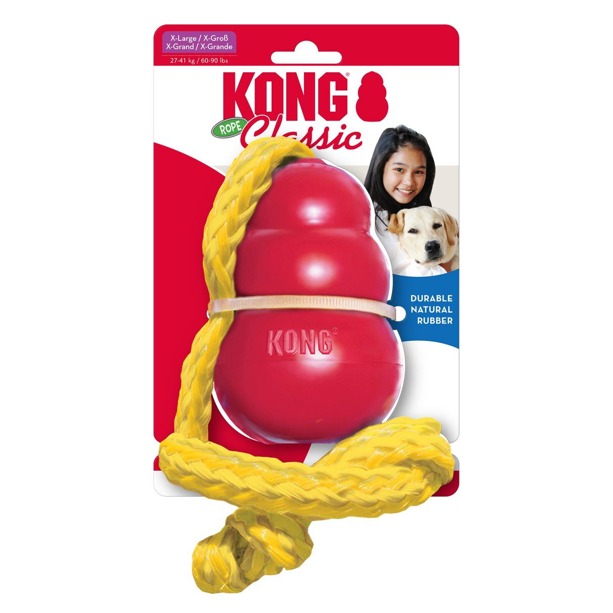 KONG Classic With Rope by KONG