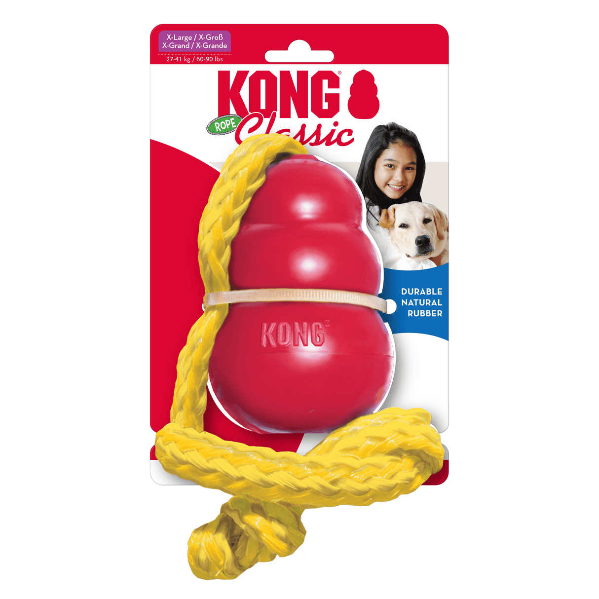 KONG Classic With Rope by KONG