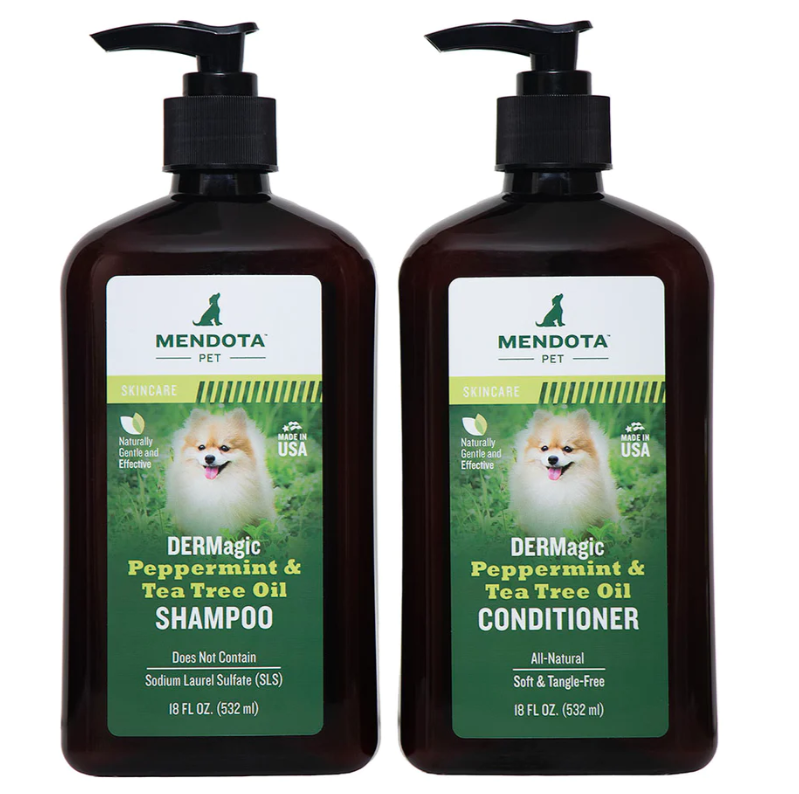 Dermagic Peppermint & Tea Tree Oil Dog Shampoo and Conditioner Pack