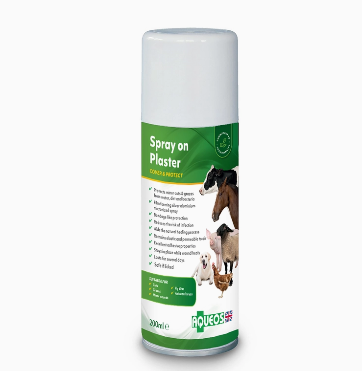 Aqueos Spray On Plaster For Animals 200ml