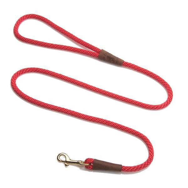 Mendota Rope Dog Clip Lead Half Inch Thick for Large Dogs Range of Colours by Mendota