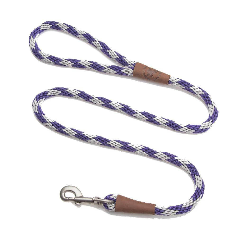 Mendota Rope Dog Clip Lead Half Inch Thick for Large Dogs Range of Colours by Mendota