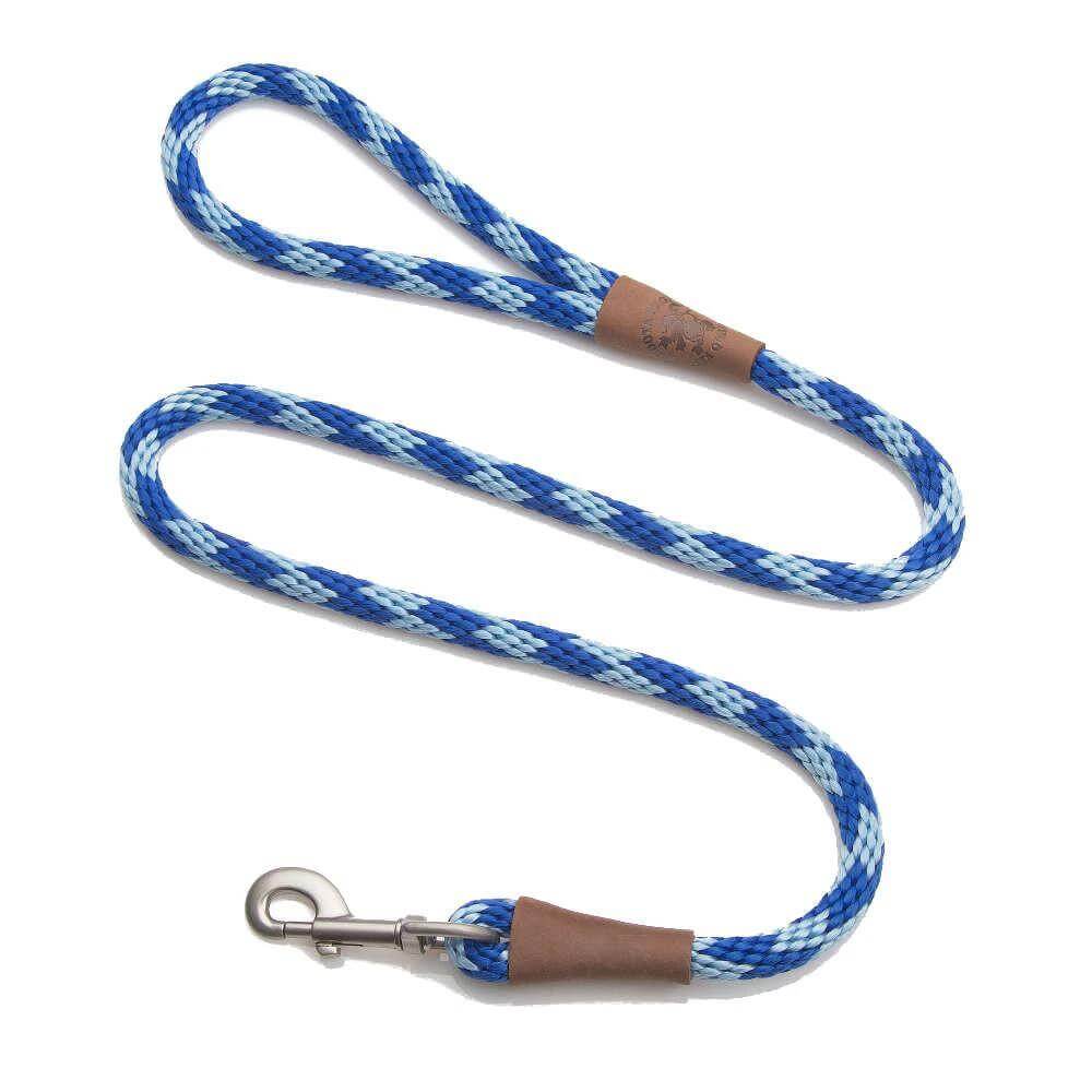 Mendota Rope Dog Clip Lead Half Inch Thick for Large Dogs Range of Colours by Mendota