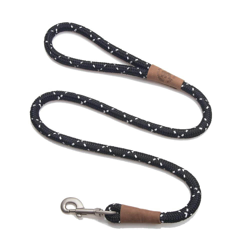 Mendota Rope Dog Clip Lead Half Inch Thick for Large Dogs Range of Colours by Mendota