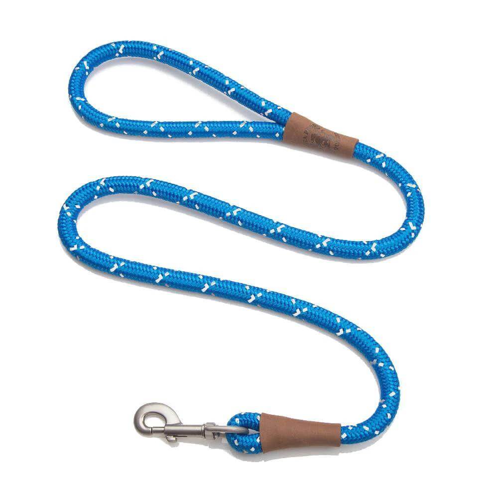 Mendota Rope Dog Clip Lead Half Inch Thick for Large Dogs Range of Colours by Mendota