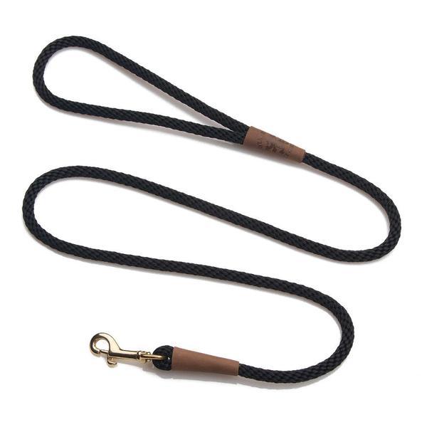 Mendota Rope Dog Clip Lead 1/2" thick for larger breed dogs - Range of colours-Leadingdog