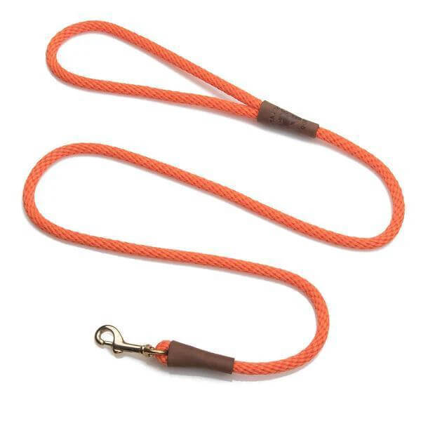 Mendota Rope Dog Clip Lead Half Inch Thick for Large Dogs Range of Colours by Mendota