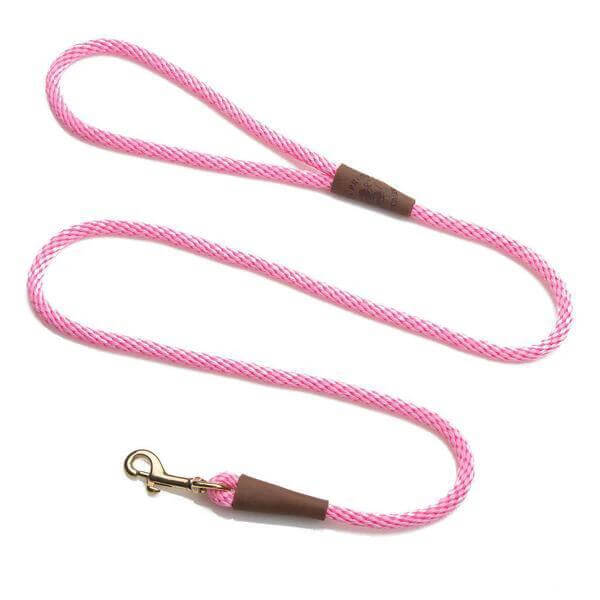 Mendota Rope Dog Clip Lead Half Inch Thick for Large Dogs Range of Colours by Mendota