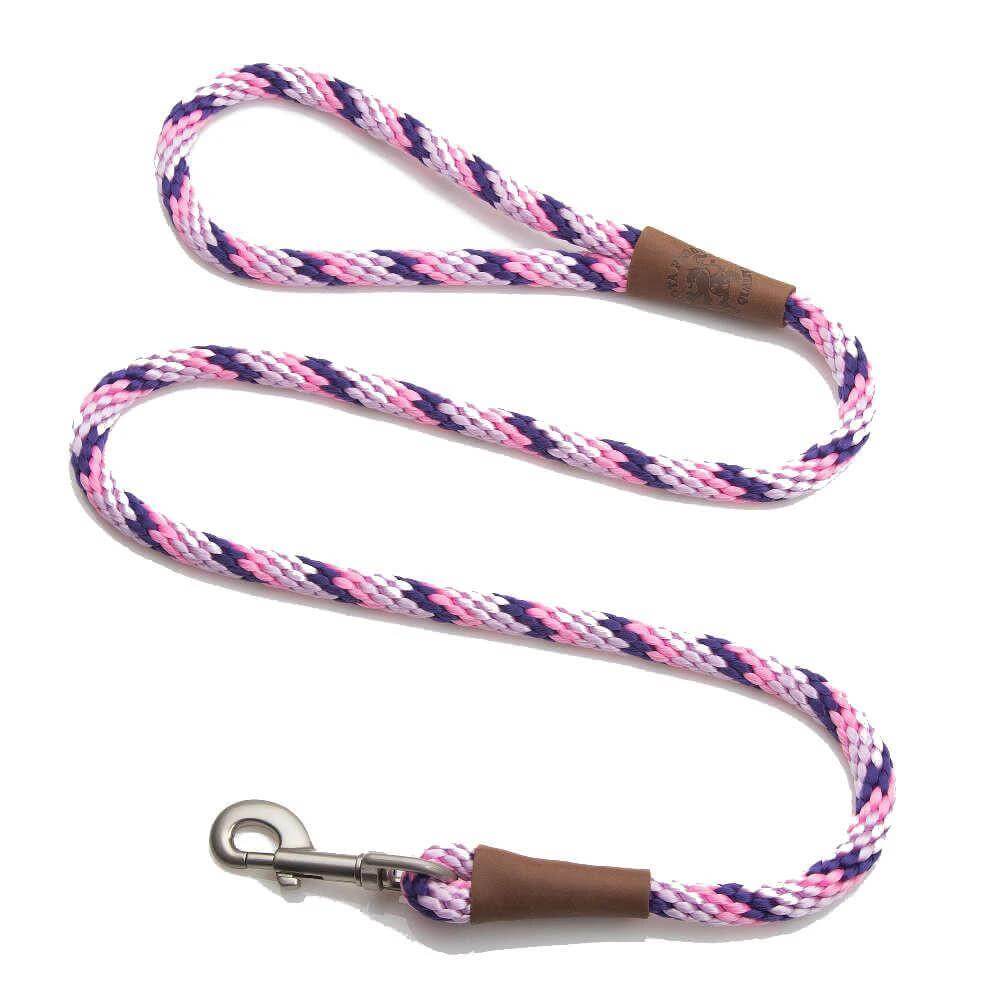 Mendota Rope Clip Lead for Small Dogs and Puppies Braided Lead in Various Colours by Mendota