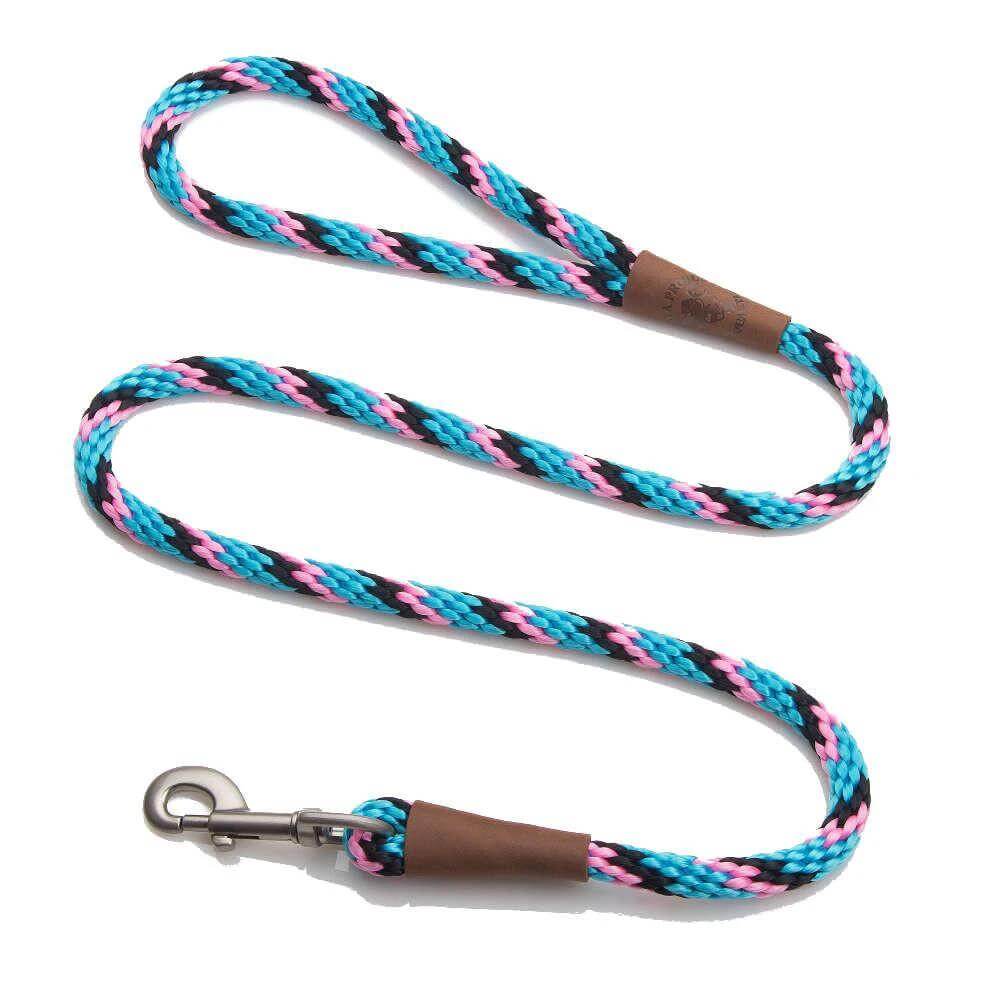 Mendota Rope Clip Lead for Small Dogs and Puppies Braided Lead in Various Colours by Mendota
