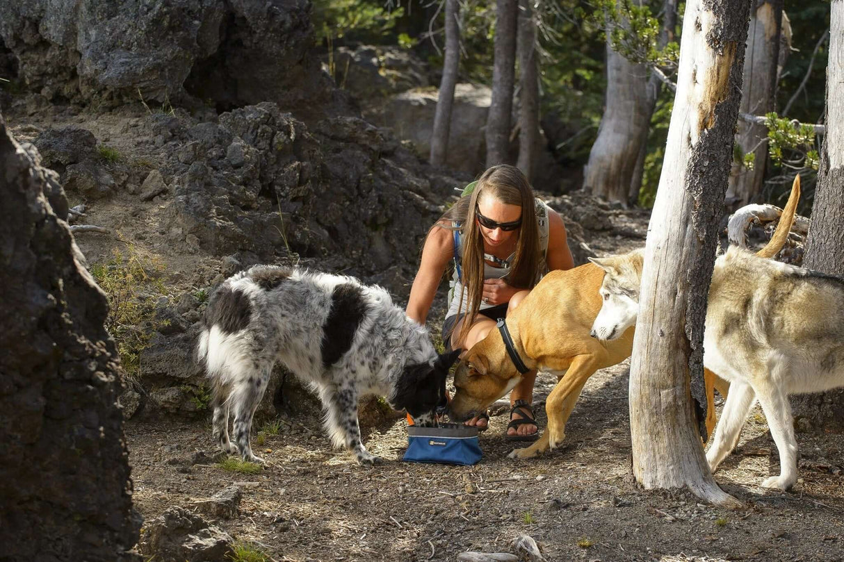 Ruffwear Quencher dog bowl - collapsible water bowl by Ruffwear