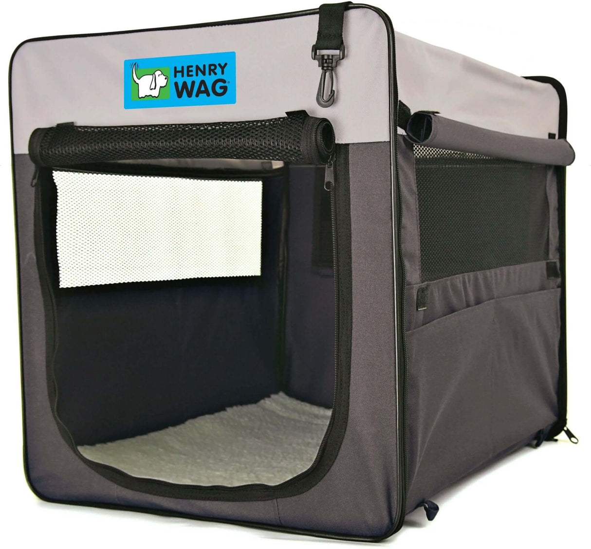 Henry Wag Folding Fabric Dog Travel Crate by Henry Wag