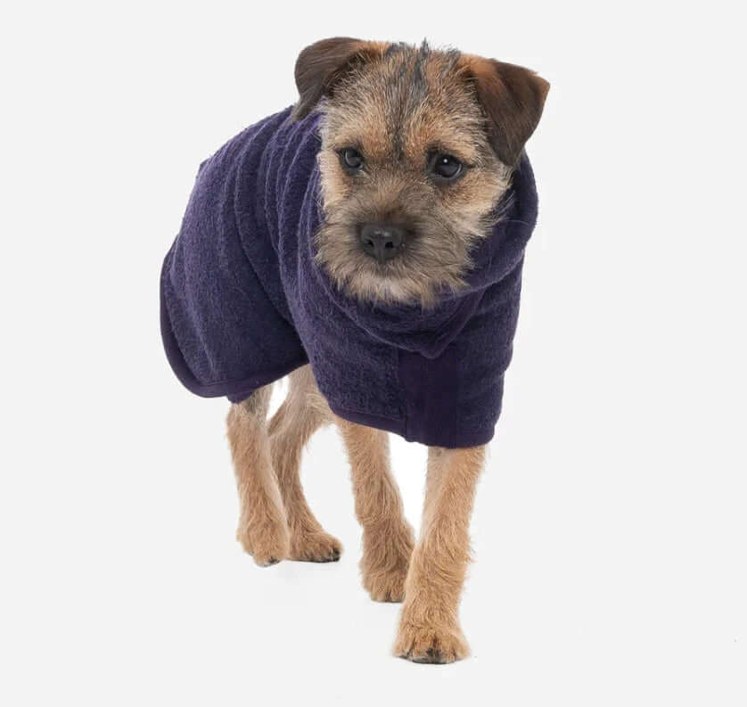 Ruff and Tumble Dog Drying Coat in a range of colours and size by Ruff and Tumble