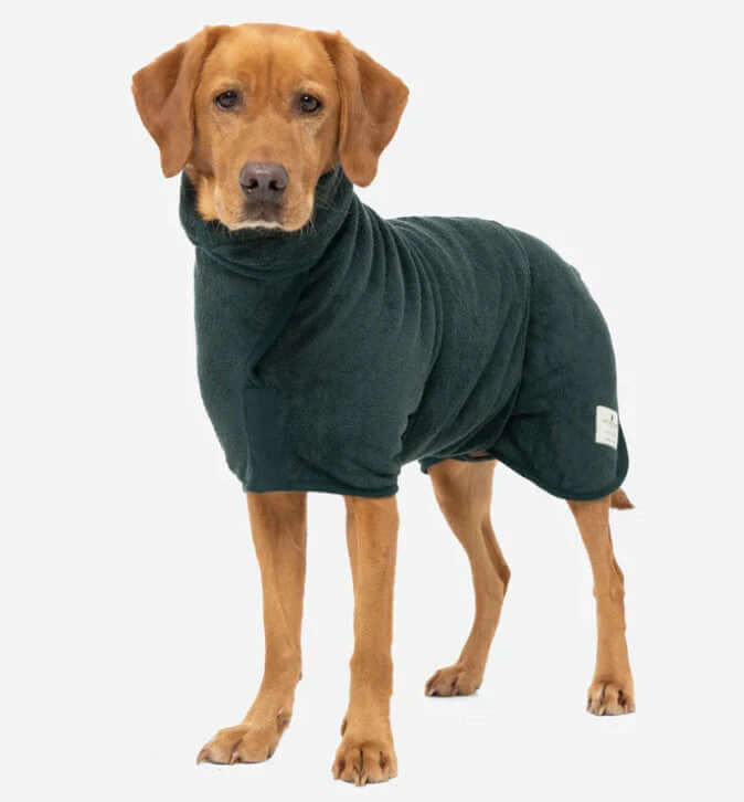 Ruff and Tumble Dog Drying Coat in a range of colours and size by Ruff and Tumble