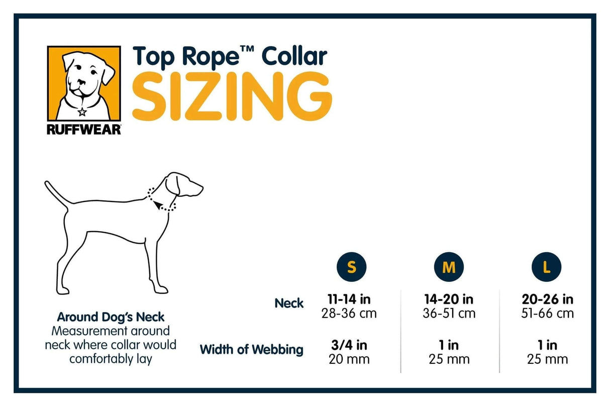 Ruffwear Top Rope Dog Collar with side-release Talon Buckle by Ruffwear