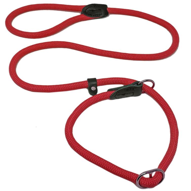 Miro & Makauri plain handle - Slip Dog Lead with Figure 8 Training Aid by Miro & Makauri