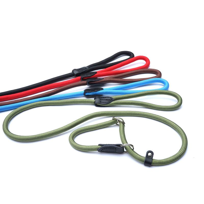 Miro & Makauri plain handle - Slip Dog Lead with Figure 8 Training Aid by Miro & Makauri