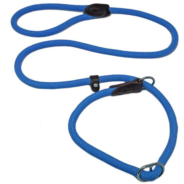 Miro & Makauri plain handle - Slip Dog Lead with Figure 8 Training Aid by Miro & Makauri