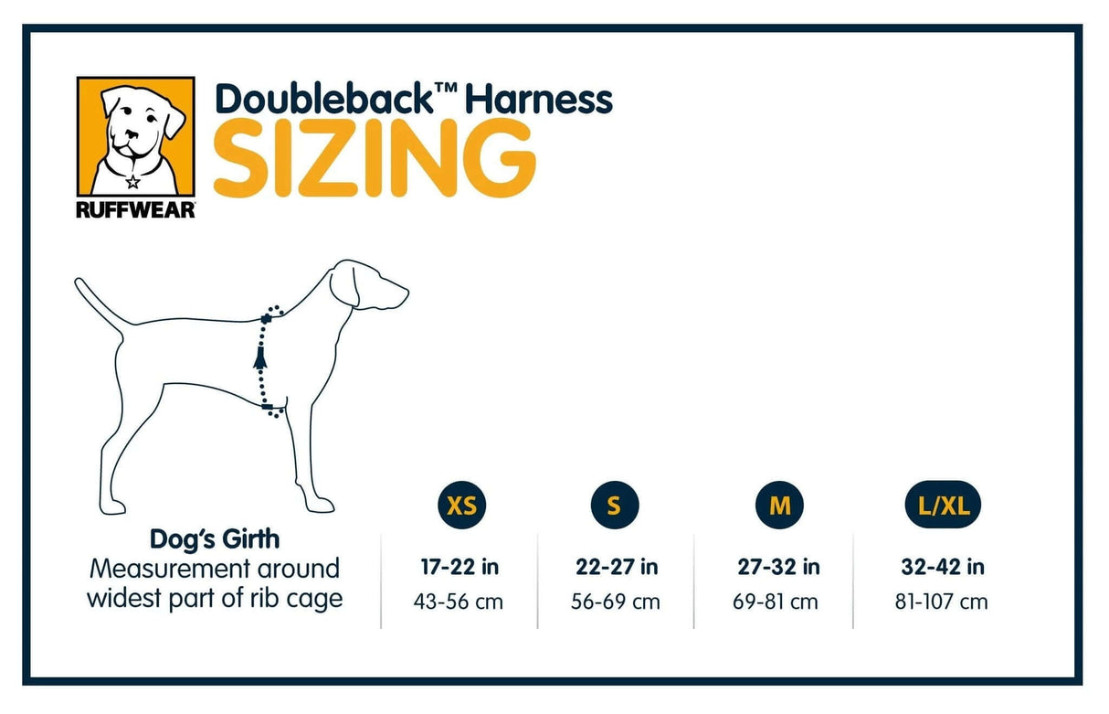 Ruffwear DoubleBack Harness - strength-rated safety Dog harness by Ruffwear