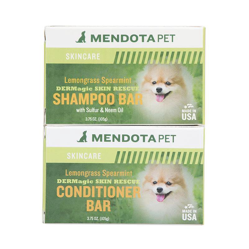 The DERMagic Skin Rescue Dog Shampoo & Conditioner Bar set by DERMagic