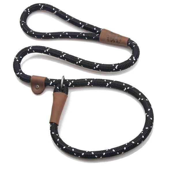 Hi-Viz 4 foot Slip Dog Lead - Range of Colours by Mendota
