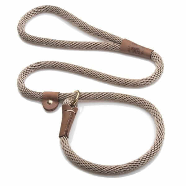 Mendota Rope Dog Slip Lead Half Inch Thick For Large Dogs In Assorted Colours Ideal For Training And Everyday Use by Mendota