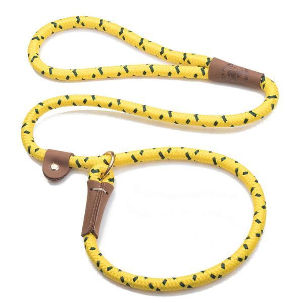 Mendota Rope Dog Slip Lead 1/2" thick for larger dogs - Range of colours-Leadingdog