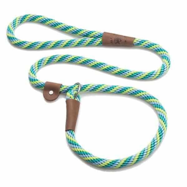Mendota Rope Dog Slip Lead Half Inch Thick For Large Dogs In Assorted Colours Ideal For Training And Everyday Use by Mendota