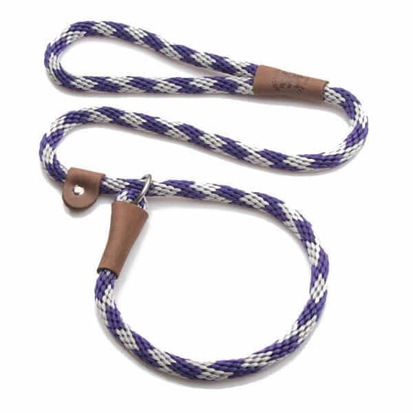 Mendota Rope Dog Slip Lead Half Inch Thick For Large Dogs In Assorted Colours Ideal For Training And Everyday Use by Mendota